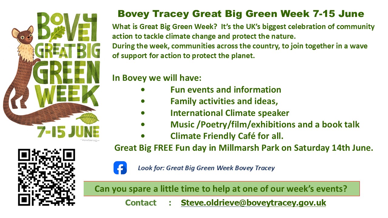 Promotional poster for Great Big Green Week 2025