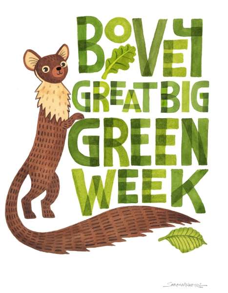 great big green week bovey tracey poster
